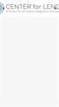 Mobile Screenshot of centerforlength.com